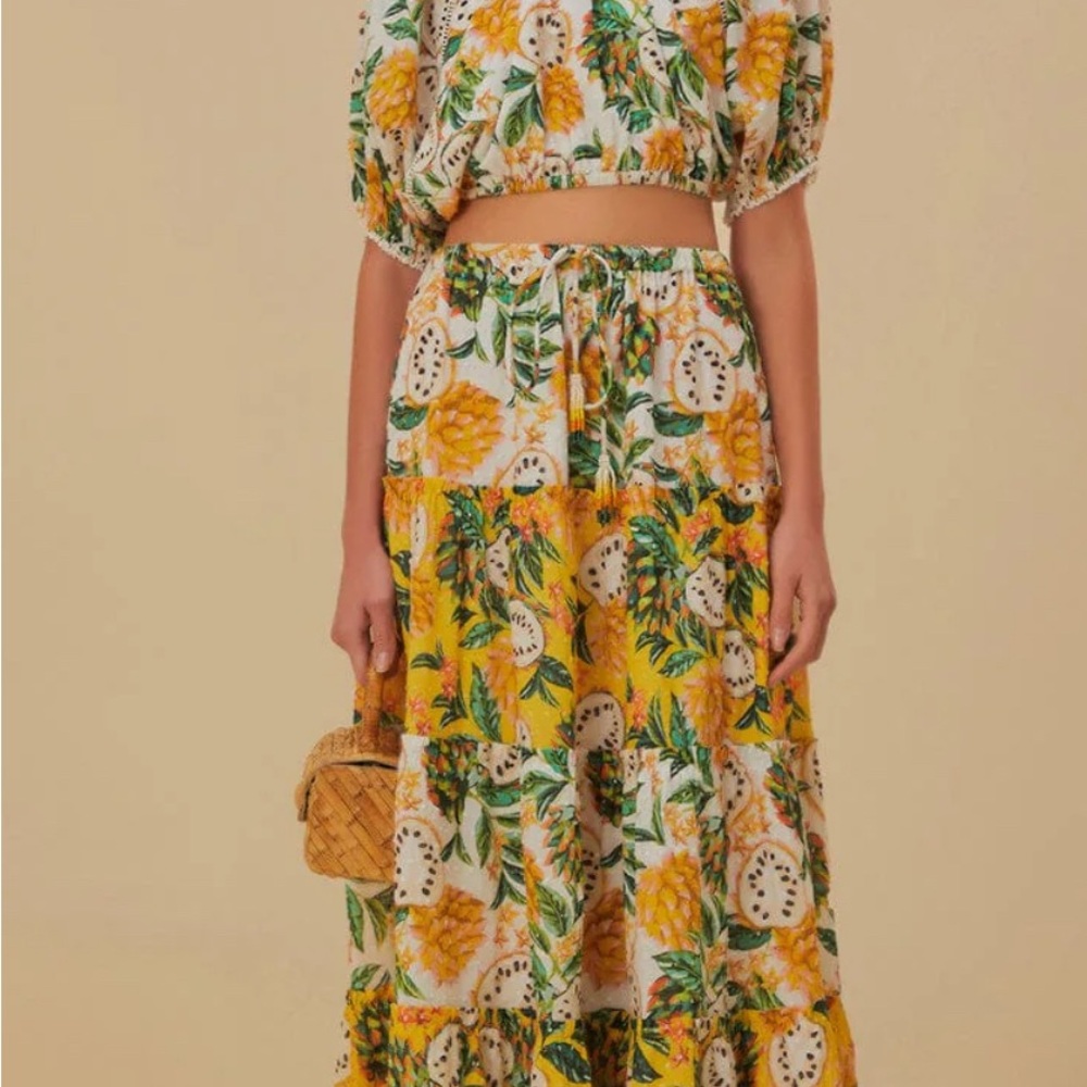 FARM Rio Tropical Floral Maxi Skirt Set - NWTs